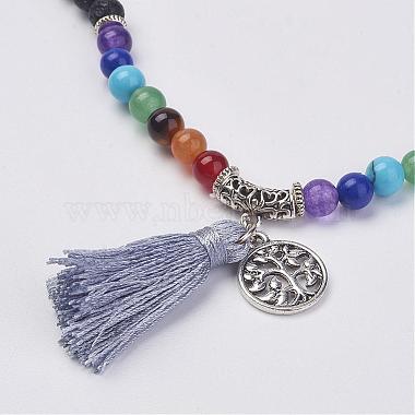 Natural Gemstone Beads Necklaces(NJEW-F147-A01)-2