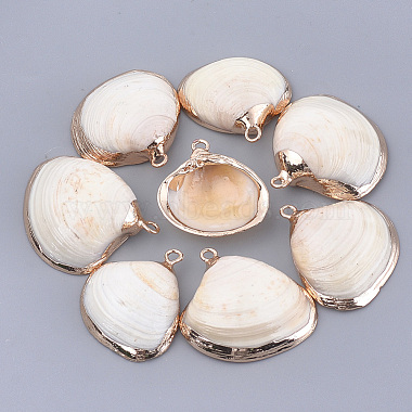 Golden Seashell Shell Shell Pendants