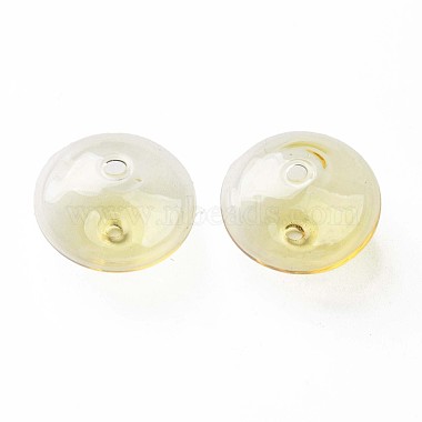Transparent Handmade Blown Glass Globe Beads(GLAA-T012-52D)-2