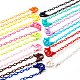13 pièces 13 couleurs colliers de chaîne de câble en plastique abs personnalisés(NJEW-JN03483)-1