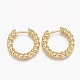 Brass Huggie Hoop Earrings(EJEW-L231-31G)-1