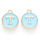 Golden Plated Alloy Enamel Charms(ENAM-S118-04T)-1