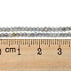Природные Аквамарин бисер нитей(G-A097-A13-01)-4
