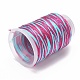 5 Rolls 12-Ply Segment Dyed Polyester Cords(WCOR-P001-01B-06)-2