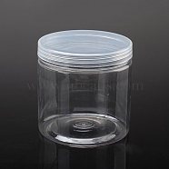 Transparent Plastic Bead Containers, Column, Clear, 10x9.9cm, capacity: 600ml(CON-WH0023-01C)