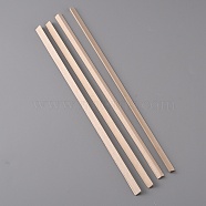 Triangle Wood Sticks, for Modeling DIY Hobby Crafts Woodworking, BurlyWood, 29x1.1x0.6cm(DIY-WH0304-546B)