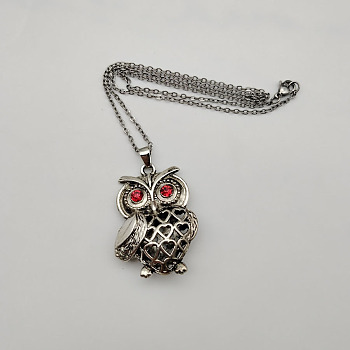 Owl Pendant Necklaces for Women Men