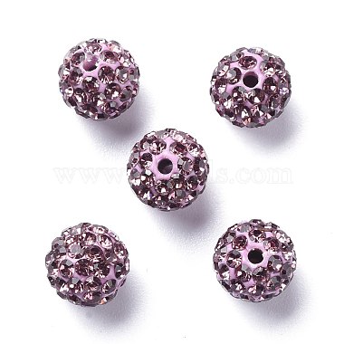 Pave Disco Ball Beads(RB-H258-10MM-212)-2