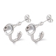 304 Stainless Steel Stud Earrings(EJEW-P258-09G)-1