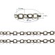 Brass Flat Oval Cable Chains(X-CHC025Y-AB)-3