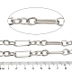 304 Stainless Steel Paperclip & Rolo Chains(CHS-A016-46P-A)-2