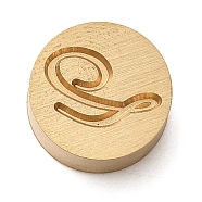 Golden Tone Brass Letter Stamps, with Black Wooden Handles, for DIY Wax Seal Stamps, Letter Q, 79.5x12x12mm(KK-R005-01Q)