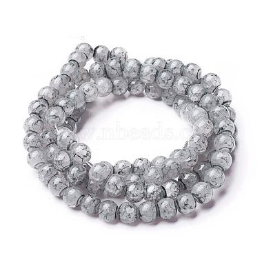 Spray Painted Glass Beads Strands(GLAA-A038-C-49)-2