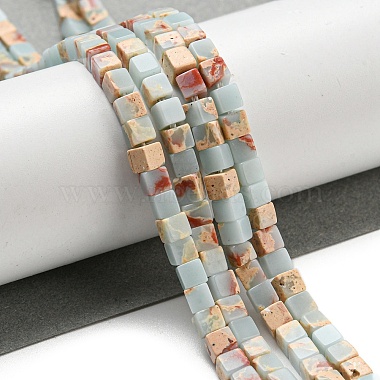 Synthetic Shoushan Stone Beads Strands(G-C129-A10-01)-2