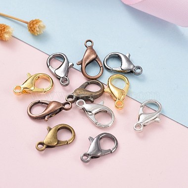 Zinc Alloy Lobster Claw Clasps(E105-M)-7