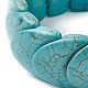 Synthetic Turquoise Beaded Stretch Bracelets(BJEW-P299-08A)-2
