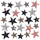 Elite 24Pcs 6 Style Star Hotfix Rhinestones(DIY-PH0010-49)-1