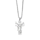 201 Stainless Steel Pendant Necklaces for Man(NJEW-Q336-03D-P)-1