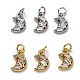 Brass Micro Pave Cubic Zirconia Charms(ZIRC-H119-07)-1