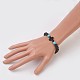 Synthetic Turquoise Beads Stretch Bracelets(X-BJEW-JB03710-01)-3