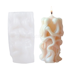 Human Silicone Molds Candle Molds, for Candle Aromatherapy Making, White, 64x64x126mm(SIL-B070-03A)