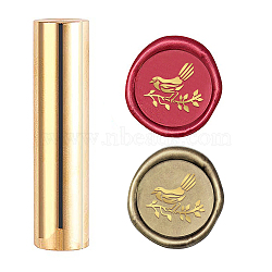 Wax Seal Stamp, Mini Brass Stamp Gun Wax Seal for Envelope Invitation Wedding Embellishment Bottle Decoration, Bird Pattern, 60x15mm(AJEW-WH0104-88-31)