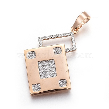 Brass Micro Pave Cubic Zirconia Jewelry Sets(SJEW-F189-07KCG)-2