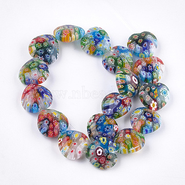 Handmade Millefiori Lampwork Beads Strands(X-LAMP-S191-11)-2