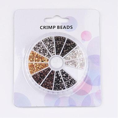 1 Box Brass Crimp Beads(KK-JP0010-01A)-3
