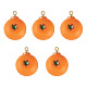5Pcs Fruit Opaque Resin Pendants(RESI-TADJ0001-02C)-1