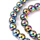 Non-magnetic Synthetic Hematite Beads Strands(X-G-S096-10mm-5)-4