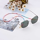 Chaînes de lunettes en perles heishi en pâte polymère arc-en-ciel(AJEW-EH00316)-5