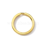 Brass Keychain Clasps, Ring, Golden, 20x2mm, Inner Diameter: 16mm(FIND-WH0143-12A-G)