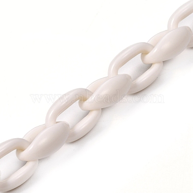 Creamy White Acrylic Cable Chains Chain