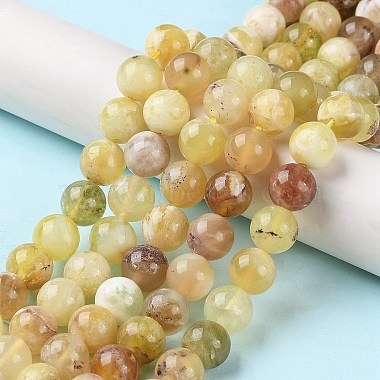 Brins de perles d'opale jaune naturel(G-Q1001-A01-02)-4