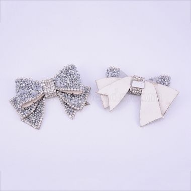 Resin Rhinestone Bowknot Shoes Charms(FIND-WH0057-04B)-2