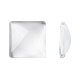 Claires cabochons carrés de verre transparents(X-GGLA-A001-15mm)-1