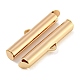 Brass Slide On End Clasp Tubes(KK-N254-119G-04)-2