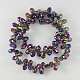 Eletroplated Glass Beads(EGLA-R013-12x6mm-2)-2