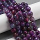 Faceted Natural Fire Crackle Agate Beads Strands(G-F447-12mm-N01)-2