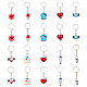 20Pcs Medical Theme Pattern PVC Plastic Pendants Keychain(KEYC-PH01458)-1