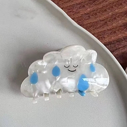 Cloud Cellulose Acetate Claw Hair Clips for Women Girls, Teardrop, 80x50x45mm(PW-WG9C7E9-02)