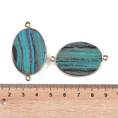 Synthetic Picture Jasper Dyed Connector Charms(KK-F868-19G-01)-3