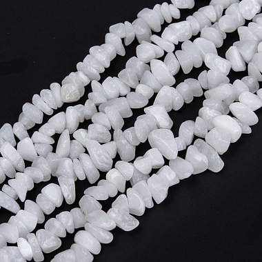 Chip White Jade Beads