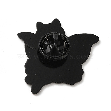 Cat with Butterfly Wing Enamel Pins(JEWB-K018-04A-EB)-2