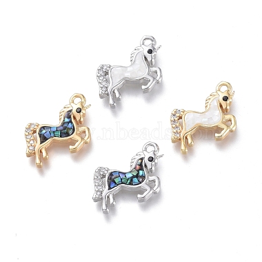 Mixed Color Mixed Color Unicorn Mixed Shell Charms