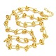 Rack Plating Brass Knot Link Chain Necklaces for Women(NJEW-C059-24G)-1