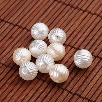 Round Acrylic Imitation Pearl Beads, Mixed Color, 10mm, Hole: 2mm