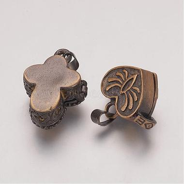Brass Prayer Box Pendants(KK-G189-M1)-3