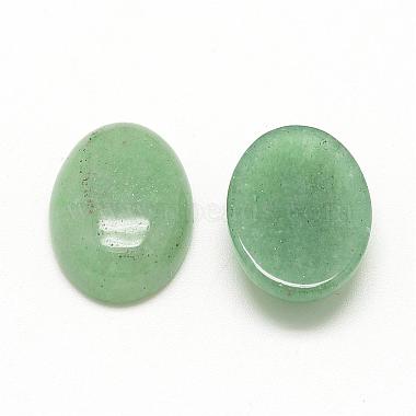 自然の緑のアベンチュリンカボション(G-R415-14x10-43)-2